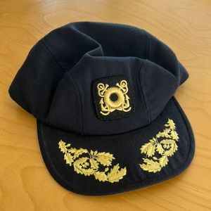 100% Wool vintage Captain’s Hat / Cap